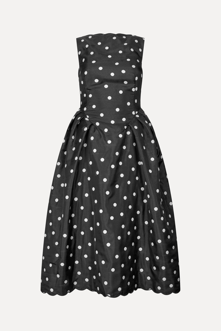 QUILTED DOTS DRESS