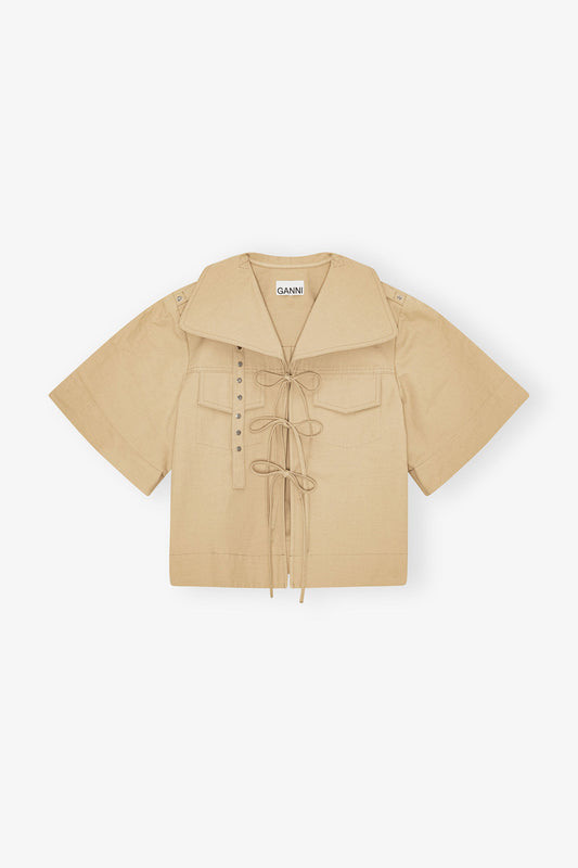 KHAKI BLOUSE