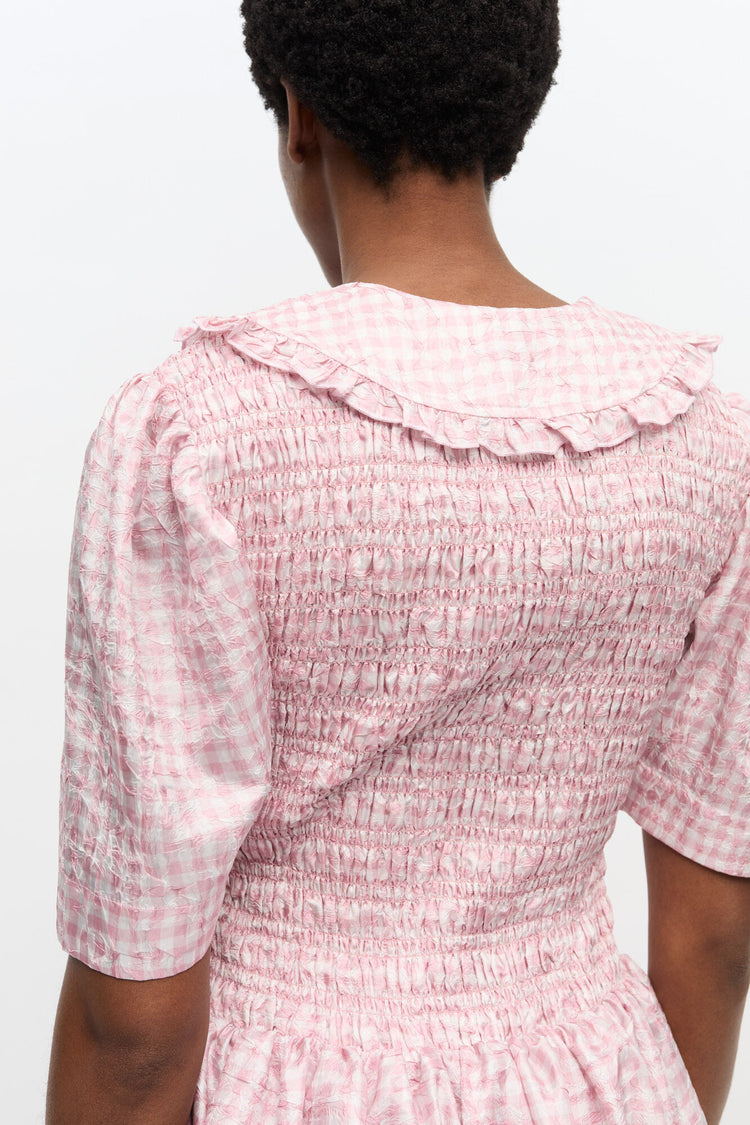 SHIBORI MINI BUBBLE DRESS