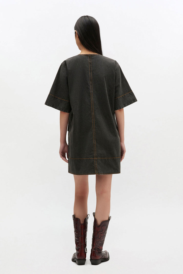 BOXY KIMONO MINI DRESS
