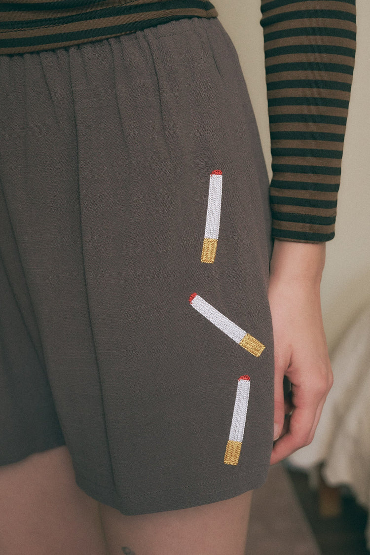 CIGARETTES LINEN SHORT