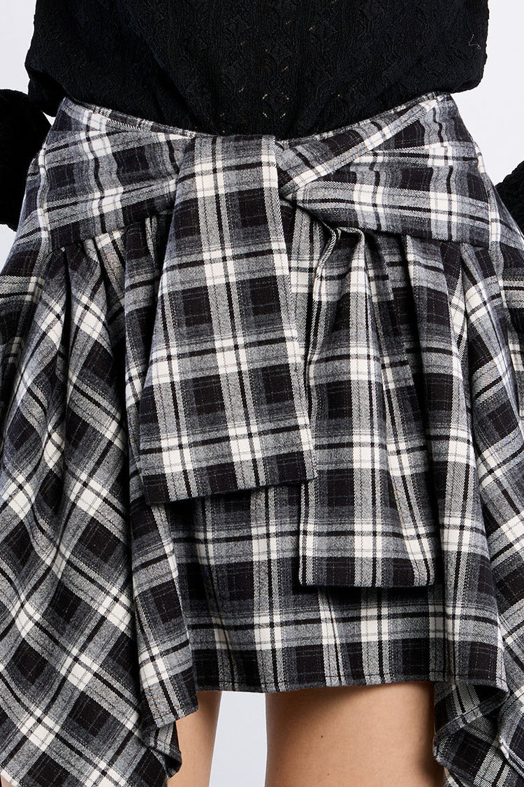 PLAID SKIRT