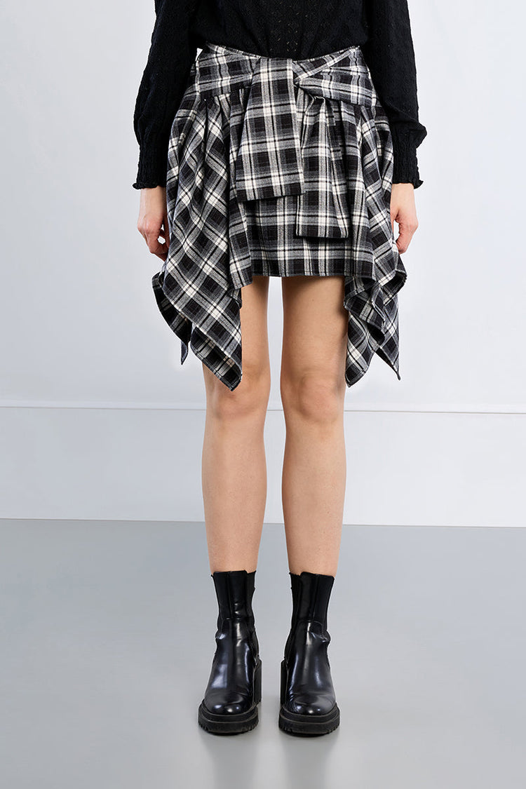 PLAID SKIRT