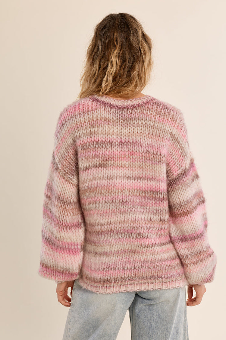 TIE & DYE KNIT SWEATER