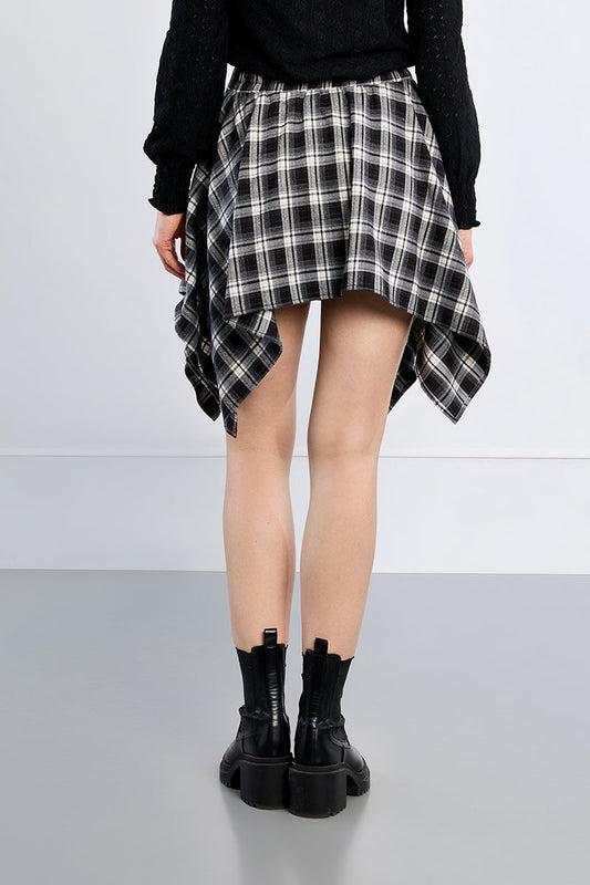 PLAID SKIRT