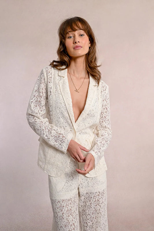 WHITE LACE JACKET