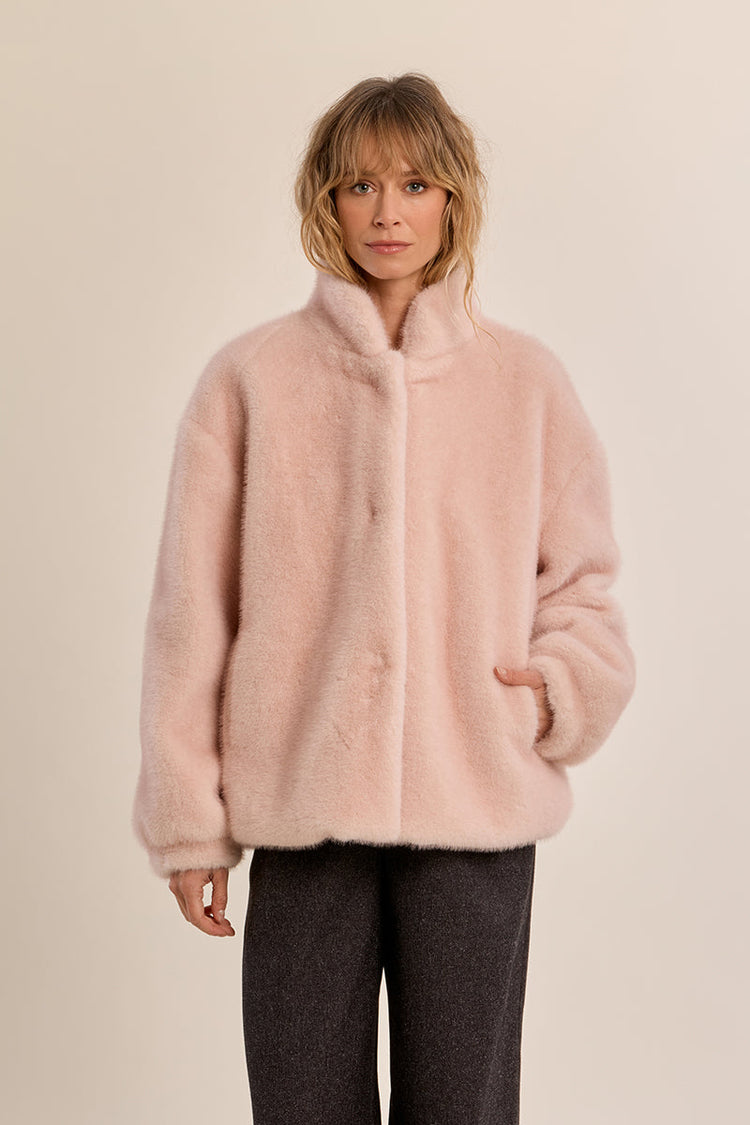 FAUX FUR COAT