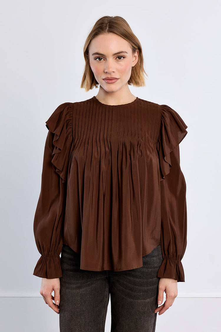 RUFFLE BLOUSE