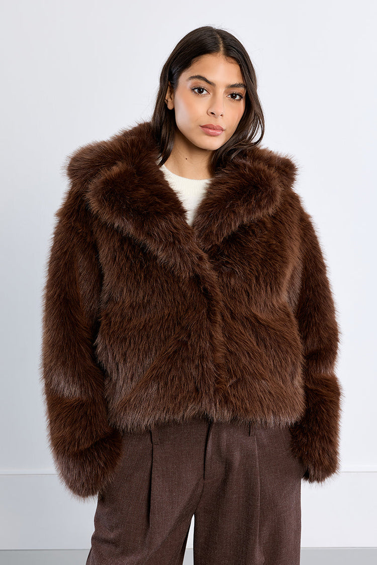 FAUX FUR COAT