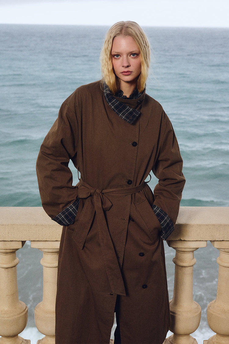 BELTED TRENCH COAT