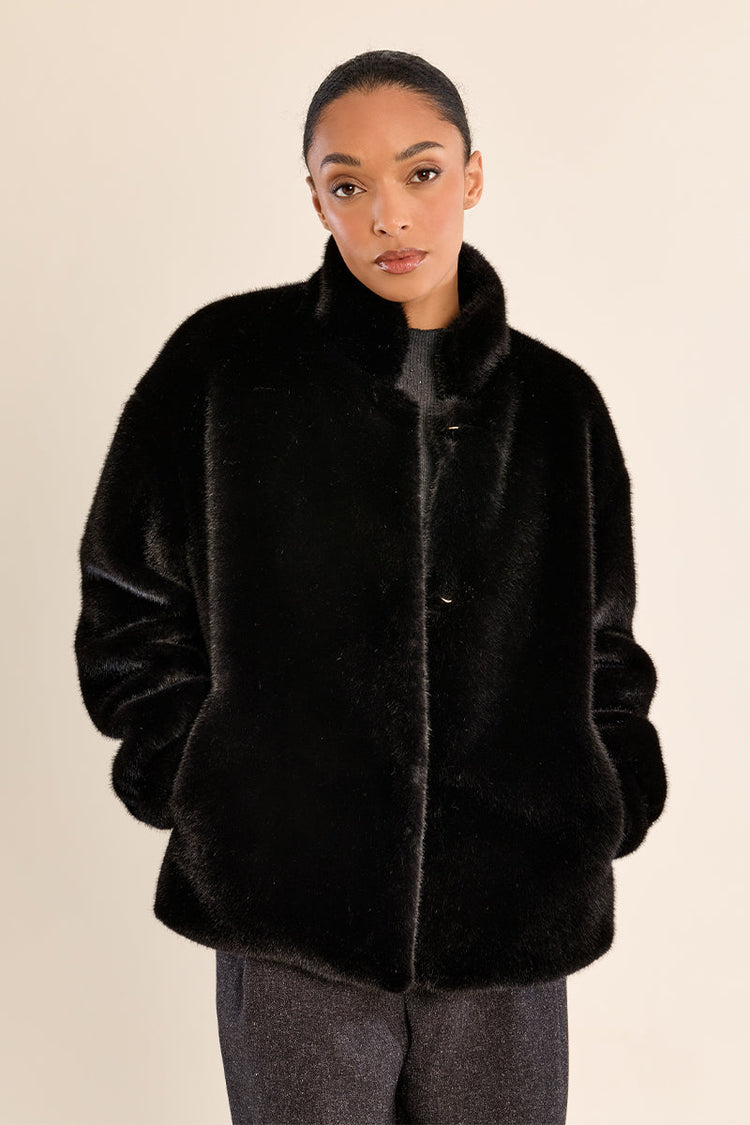 FAUX FUR COAT