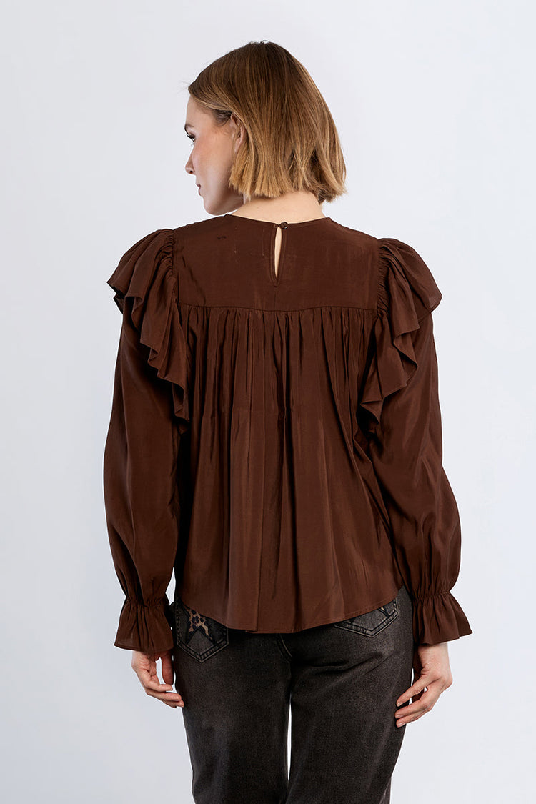 RUFFLE BLOUSE