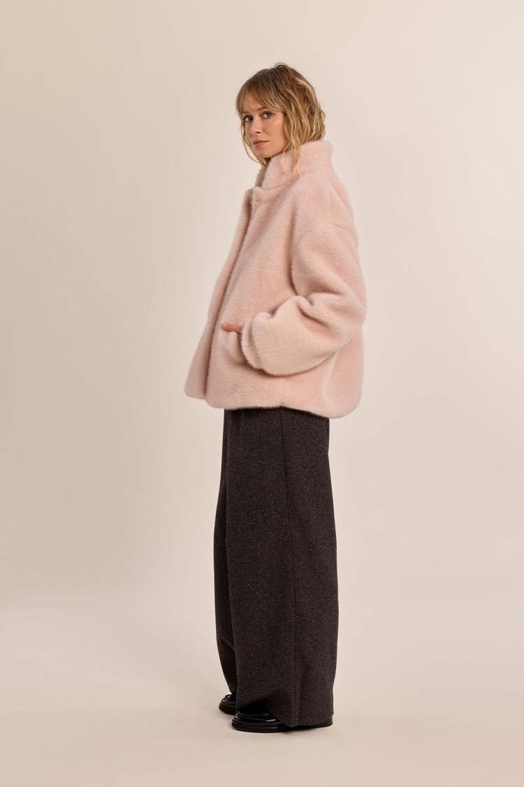 FAUX FUR COAT