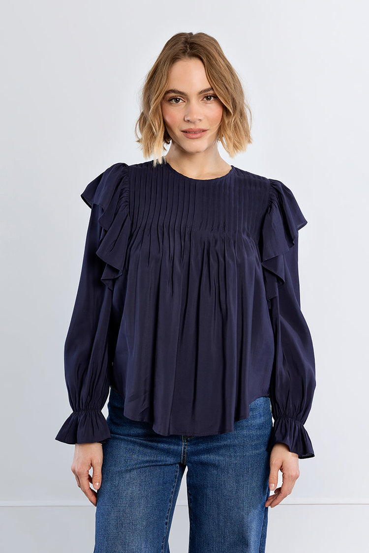 RUFFLE BLOUSE